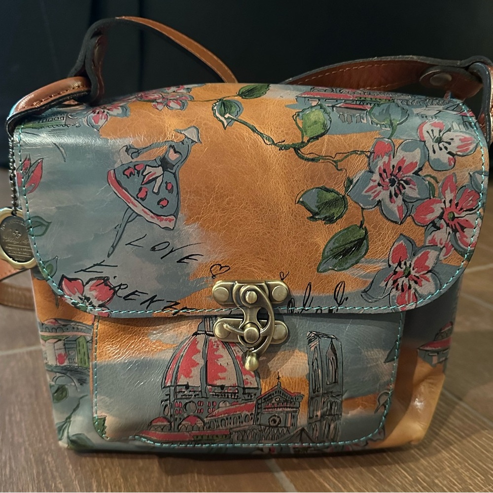 Patricia Nash Leather Leandra Crossbody Bag